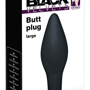 Black Velvets Large Plug